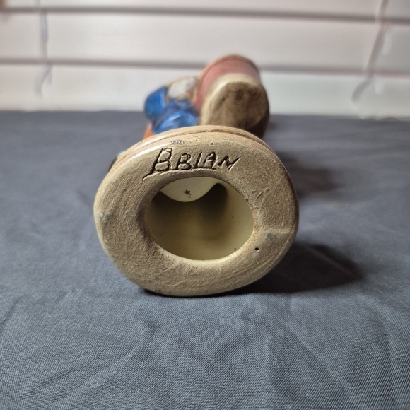 Charming Vintage Porcelain Figurines: Drummer & Banjo Player Duo - Picture 10 of 15